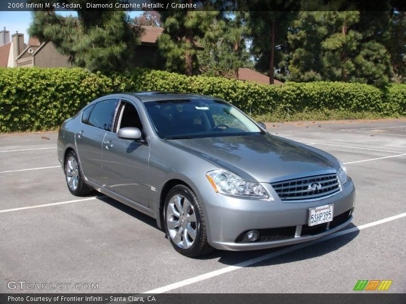 Diamond Graphite Metallic / Graphite 2006 Infiniti M 45 Sedan