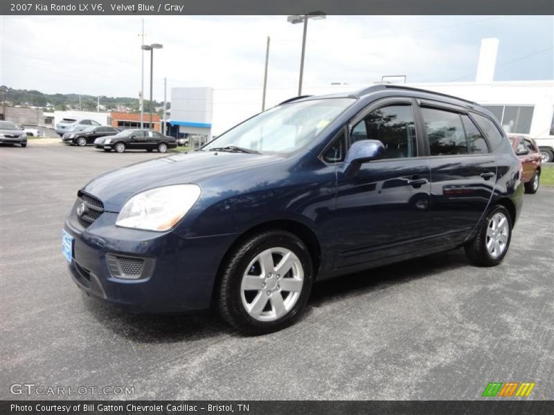 Velvet Blue / Gray 2007 Kia Rondo LX V6