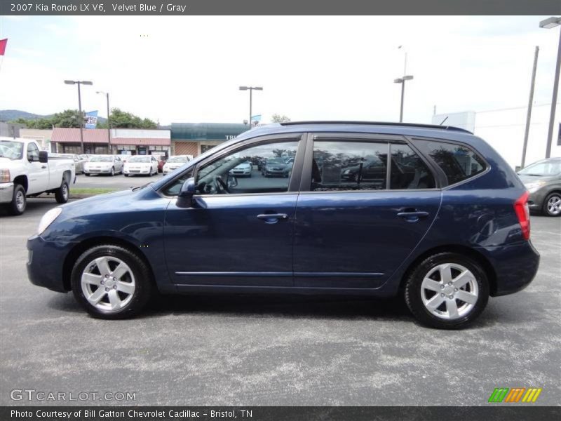 Velvet Blue / Gray 2007 Kia Rondo LX V6
