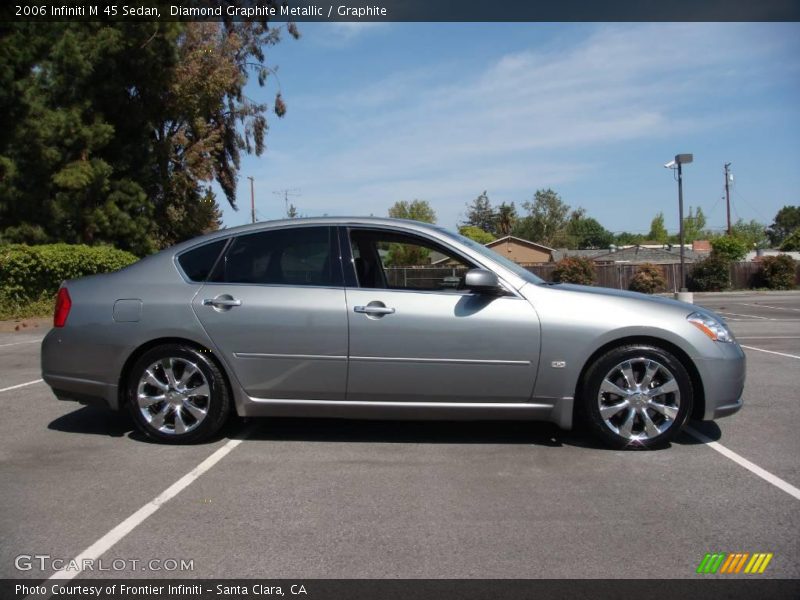 Diamond Graphite Metallic / Graphite 2006 Infiniti M 45 Sedan