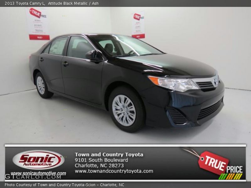 Attitude Black Metallic / Ash 2013 Toyota Camry L