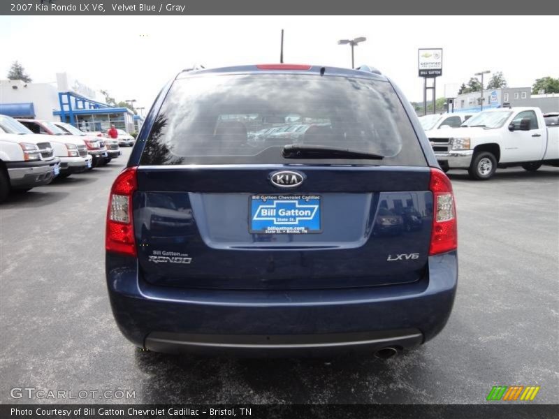 Velvet Blue / Gray 2007 Kia Rondo LX V6