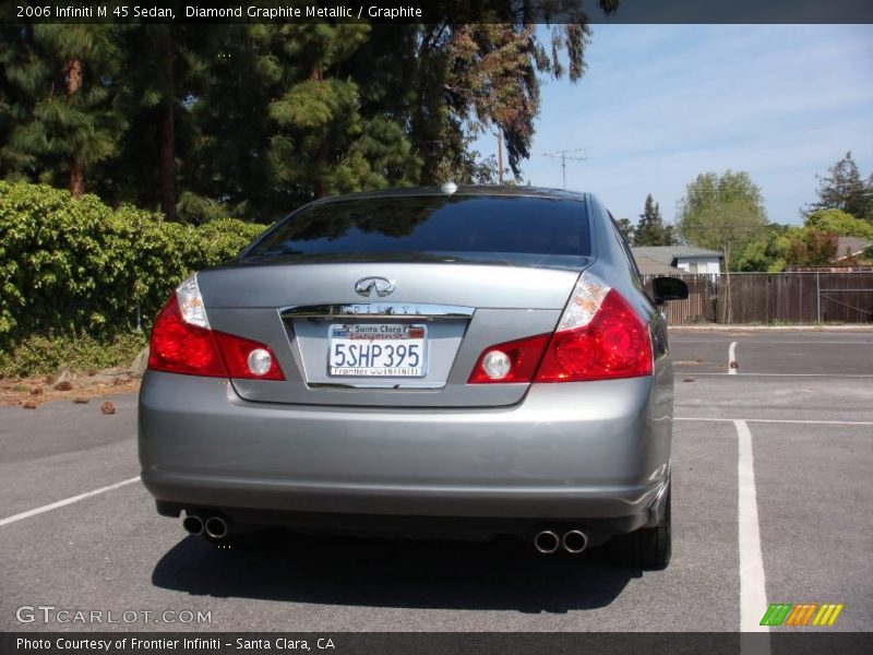 Diamond Graphite Metallic / Graphite 2006 Infiniti M 45 Sedan
