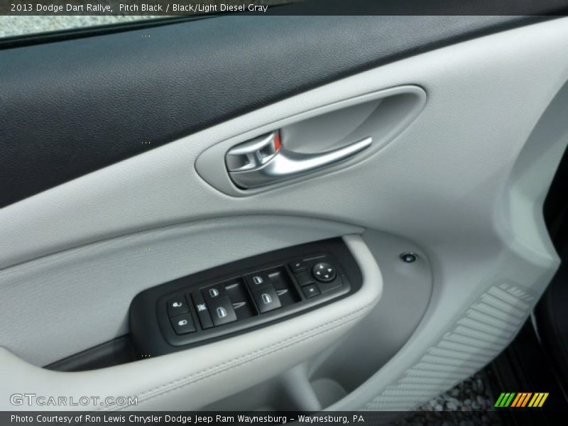 Pitch Black / Black/Light Diesel Gray 2013 Dodge Dart Rallye