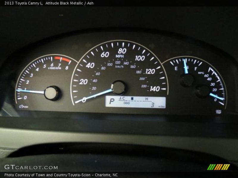 Attitude Black Metallic / Ash 2013 Toyota Camry L