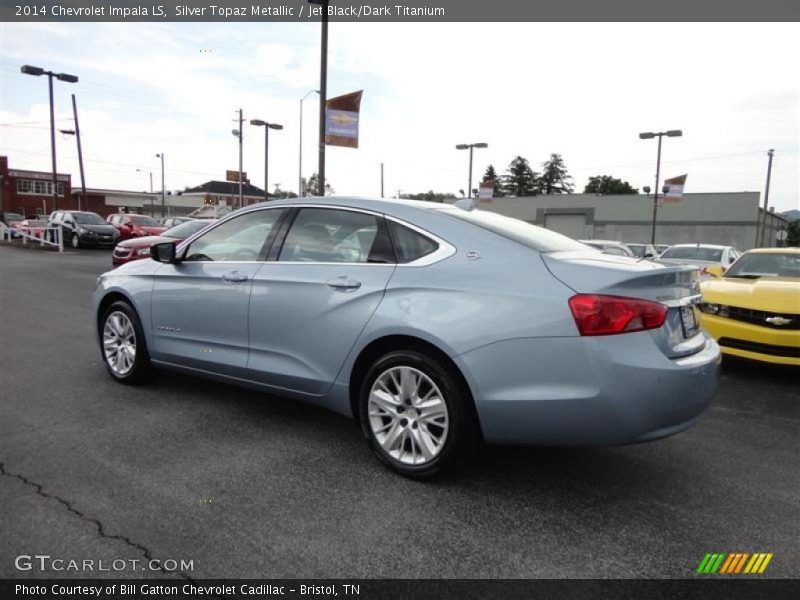 Silver Topaz Metallic / Jet Black/Dark Titanium 2014 Chevrolet Impala LS