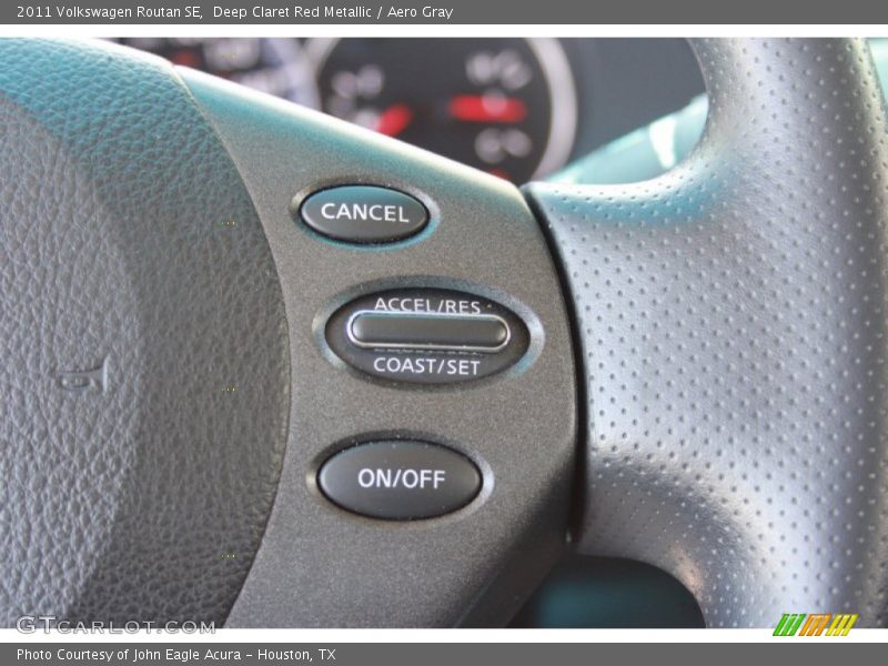 Deep Claret Red Metallic / Aero Gray 2011 Volkswagen Routan SE