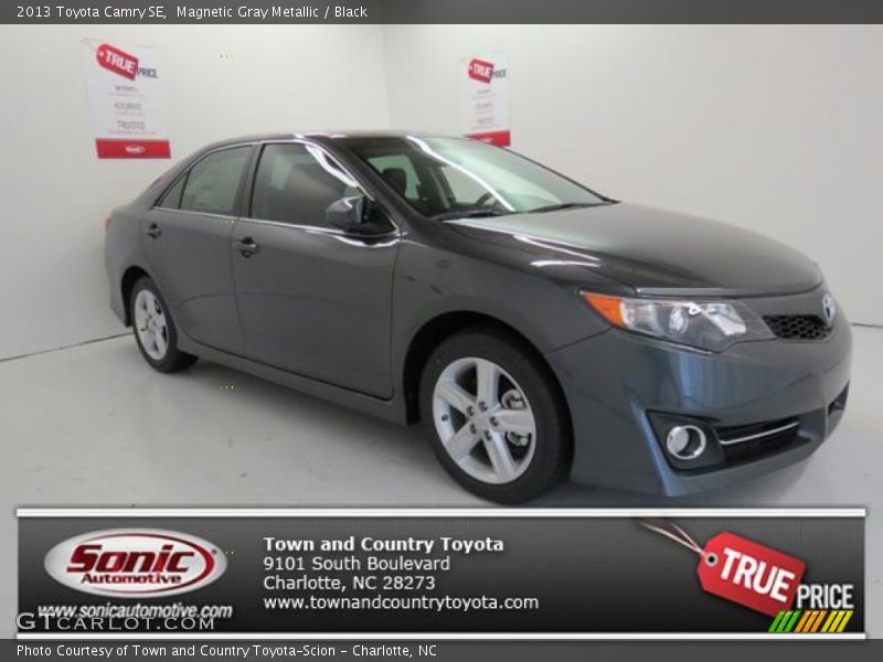 Magnetic Gray Metallic / Black 2013 Toyota Camry SE