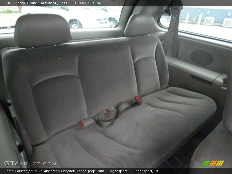 Steel Blue Pearl / Taupe 2002 Dodge Grand Caravan SE