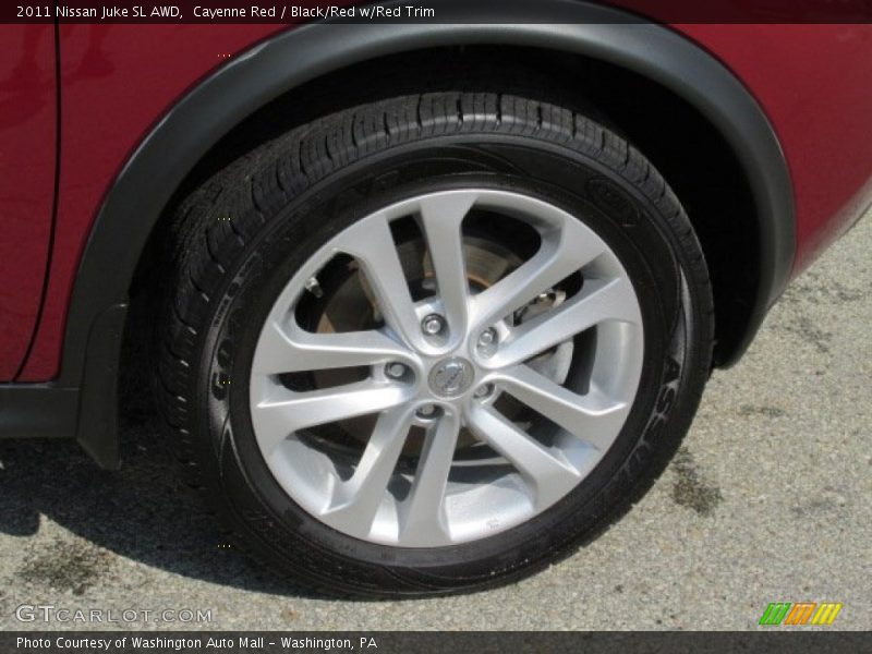 Cayenne Red / Black/Red w/Red Trim 2011 Nissan Juke SL AWD