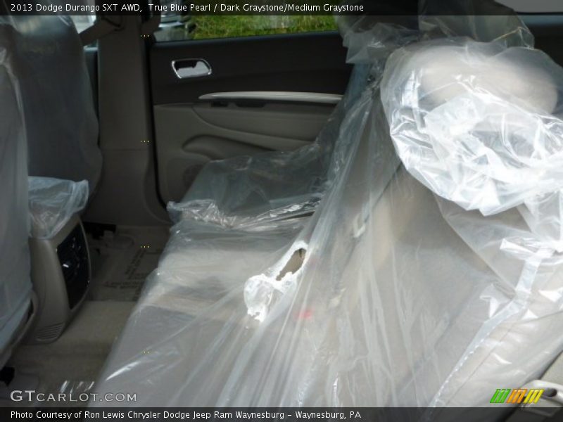 True Blue Pearl / Dark Graystone/Medium Graystone 2013 Dodge Durango SXT AWD