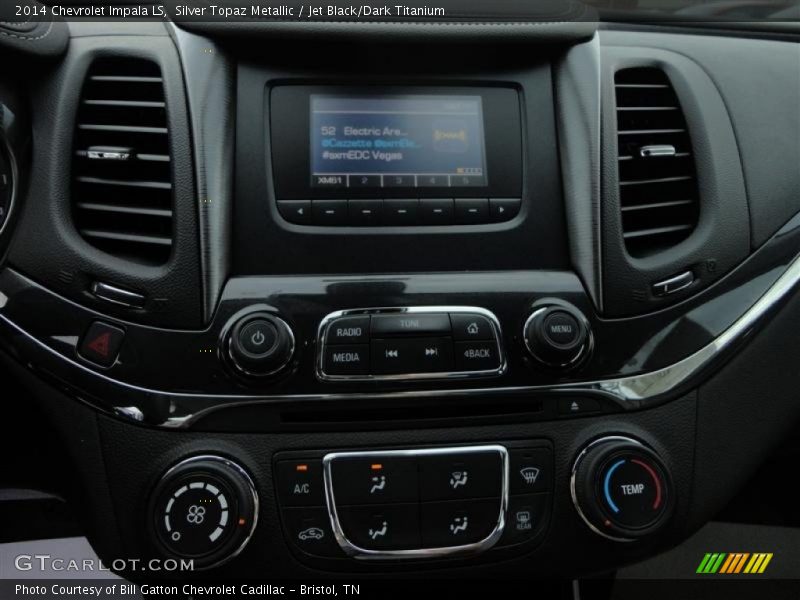Silver Topaz Metallic / Jet Black/Dark Titanium 2014 Chevrolet Impala LS