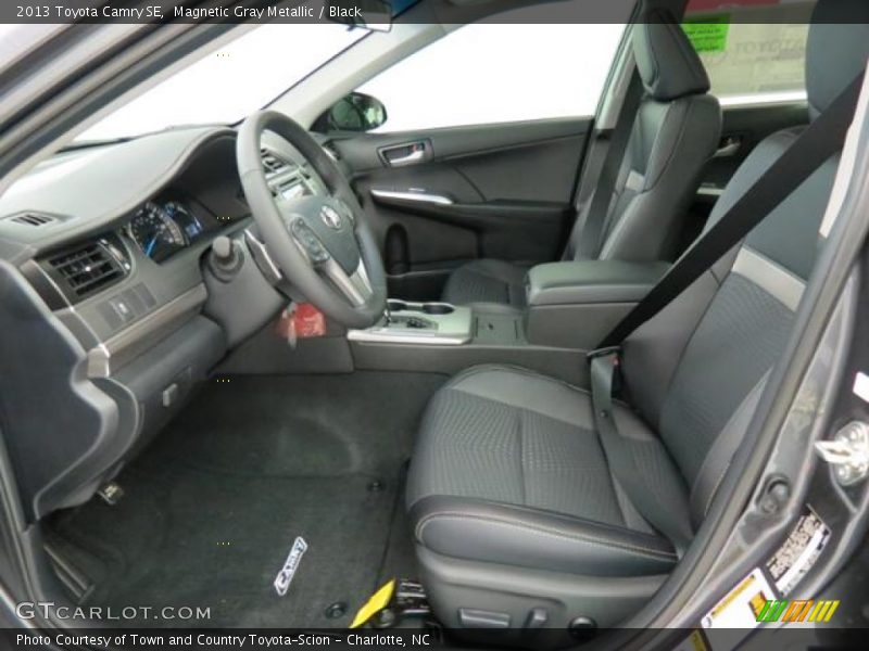 Magnetic Gray Metallic / Black 2013 Toyota Camry SE
