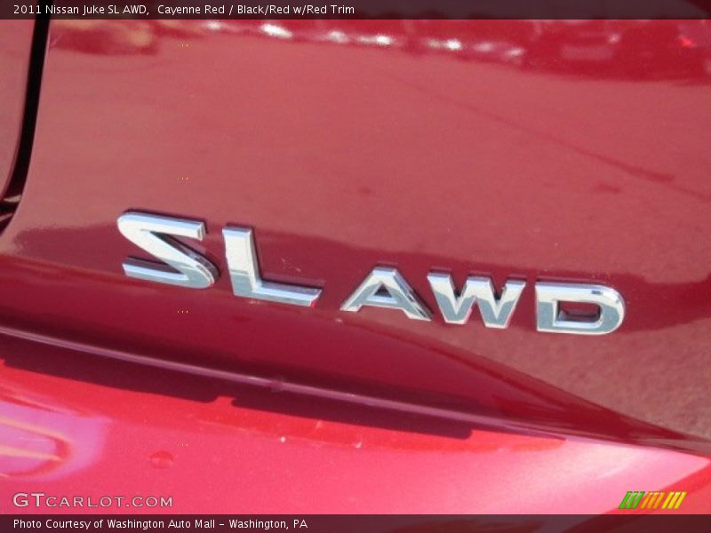 Cayenne Red / Black/Red w/Red Trim 2011 Nissan Juke SL AWD