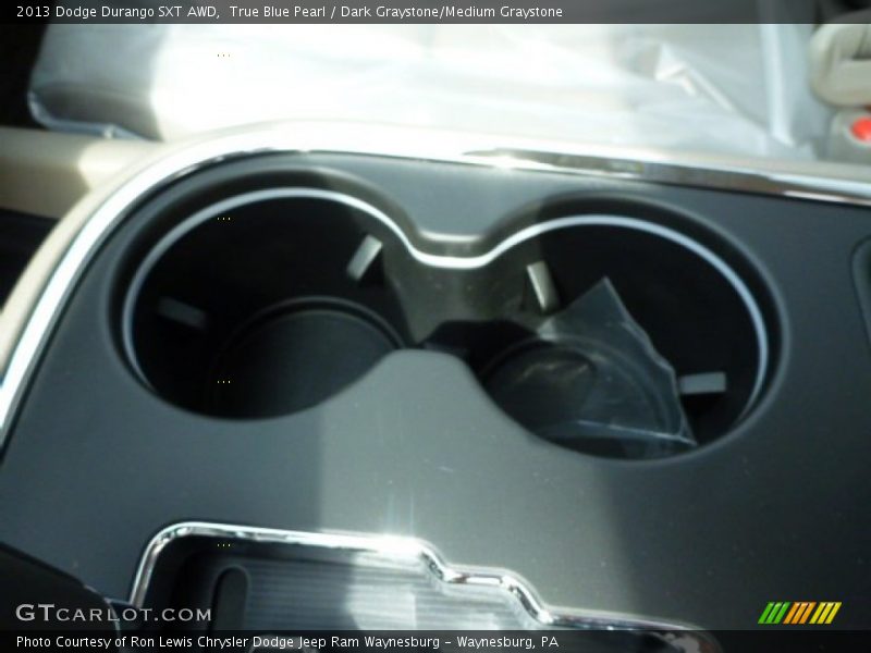 True Blue Pearl / Dark Graystone/Medium Graystone 2013 Dodge Durango SXT AWD