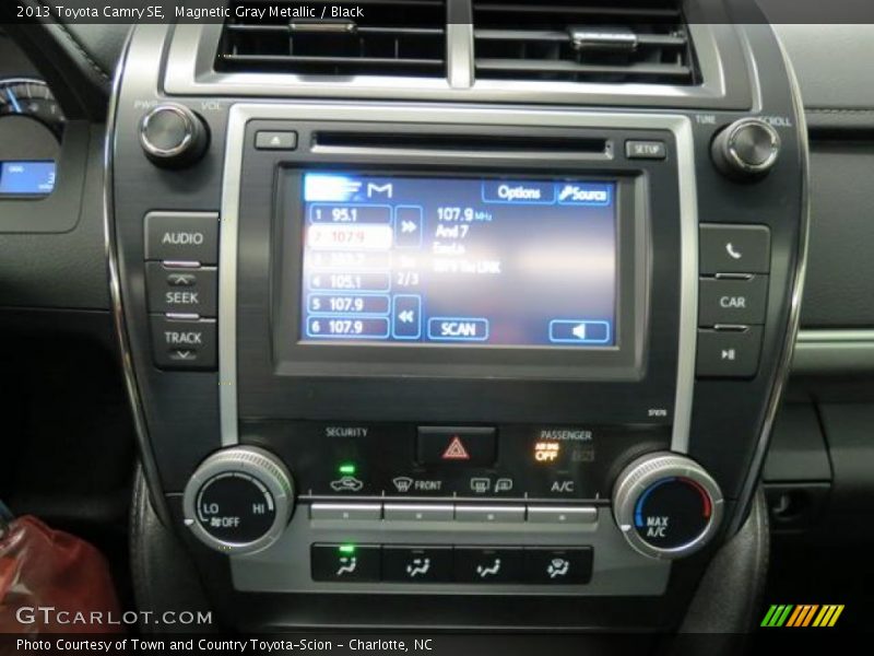 Magnetic Gray Metallic / Black 2013 Toyota Camry SE