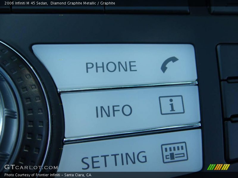 Diamond Graphite Metallic / Graphite 2006 Infiniti M 45 Sedan