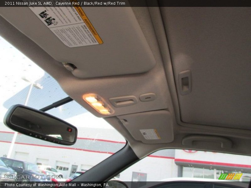 Cayenne Red / Black/Red w/Red Trim 2011 Nissan Juke SL AWD
