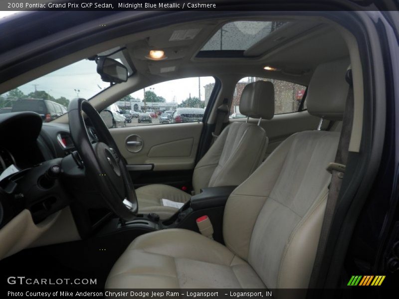 Midnight Blue Metallic / Cashmere 2008 Pontiac Grand Prix GXP Sedan