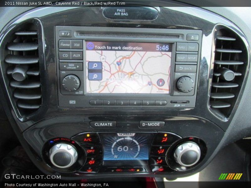 Cayenne Red / Black/Red w/Red Trim 2011 Nissan Juke SL AWD