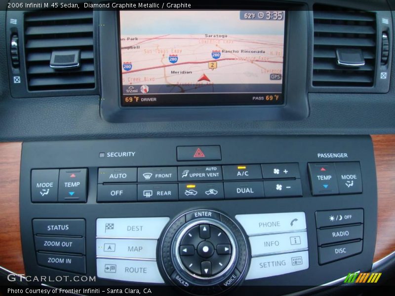 Diamond Graphite Metallic / Graphite 2006 Infiniti M 45 Sedan