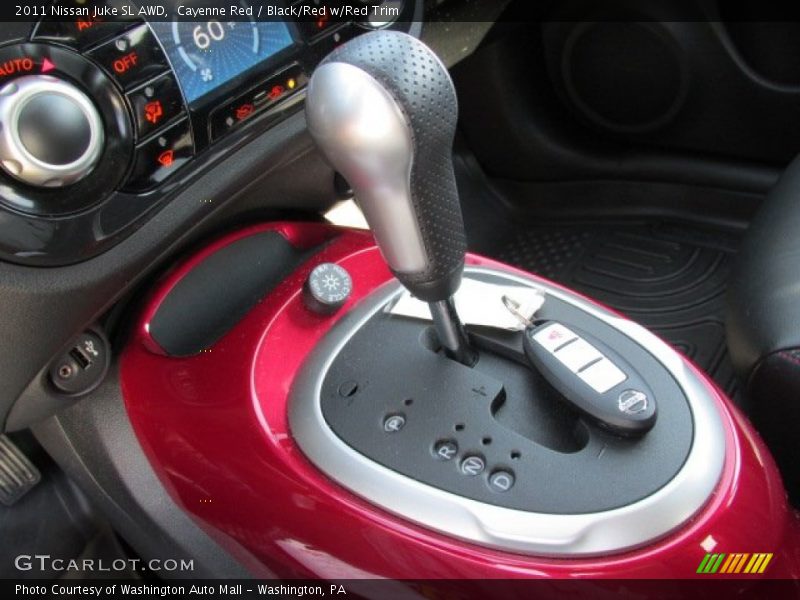 Cayenne Red / Black/Red w/Red Trim 2011 Nissan Juke SL AWD