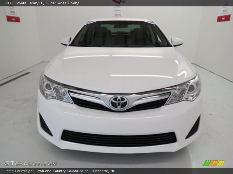 Super White / Ivory 2013 Toyota Camry LE