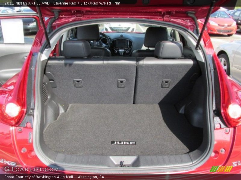 Cayenne Red / Black/Red w/Red Trim 2011 Nissan Juke SL AWD