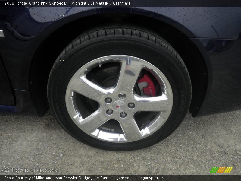 Midnight Blue Metallic / Cashmere 2008 Pontiac Grand Prix GXP Sedan