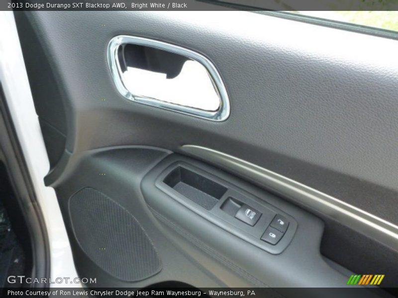 Bright White / Black 2013 Dodge Durango SXT Blacktop AWD