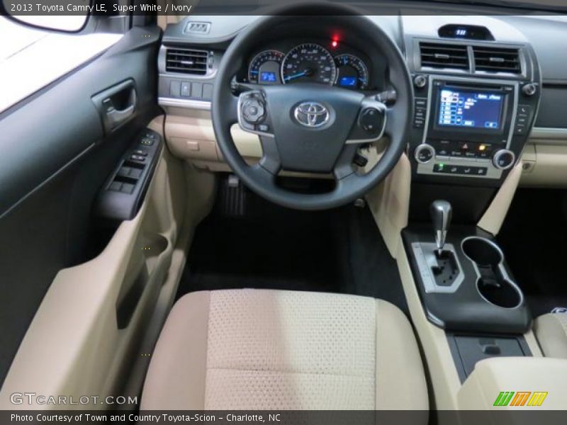 Super White / Ivory 2013 Toyota Camry LE