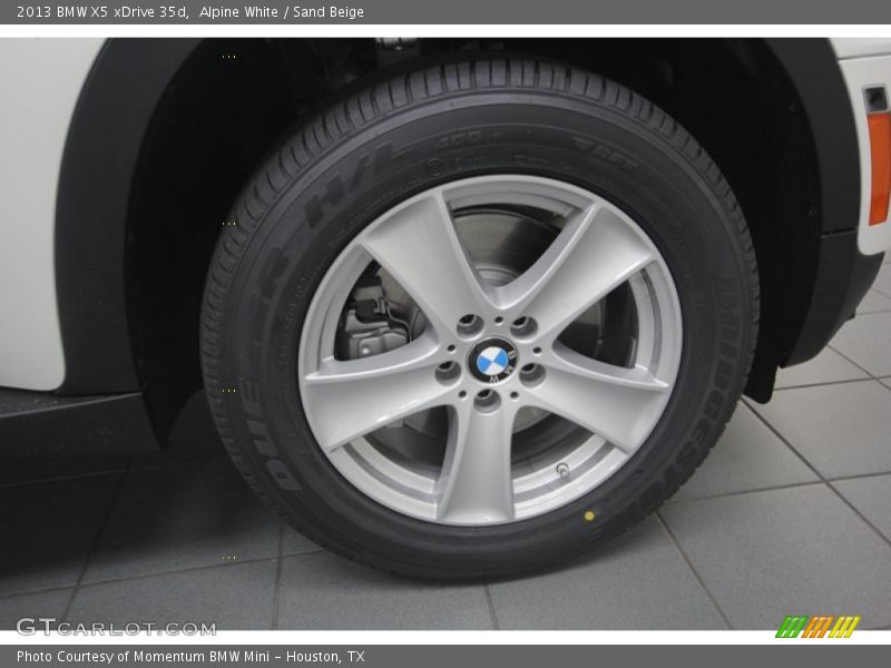 Alpine White / Sand Beige 2013 BMW X5 xDrive 35d