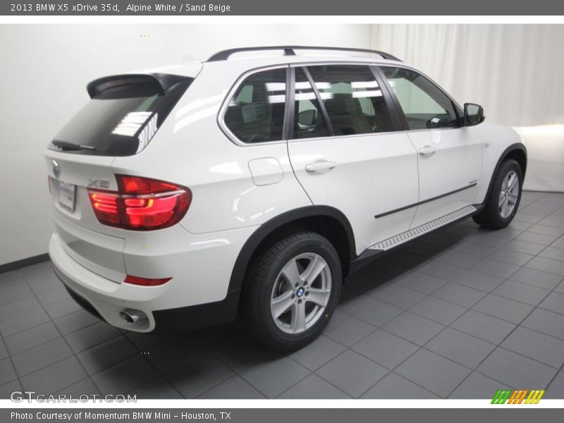 Alpine White / Sand Beige 2013 BMW X5 xDrive 35d