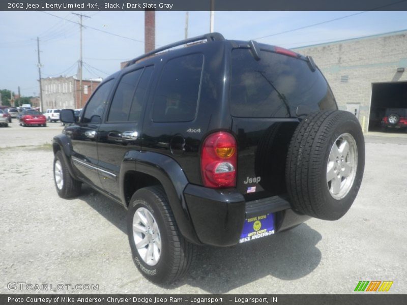 Black / Dark Slate Gray 2002 Jeep Liberty Limited 4x4