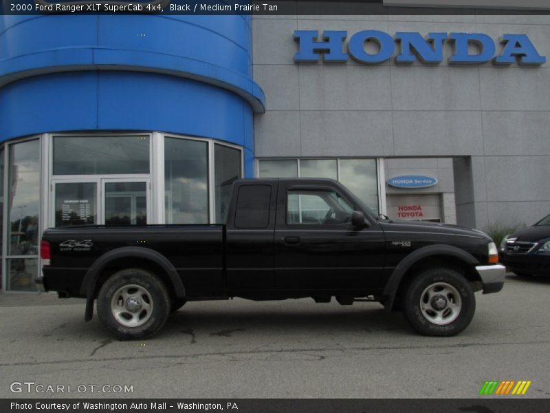 Black / Medium Prairie Tan 2000 Ford Ranger XLT SuperCab 4x4