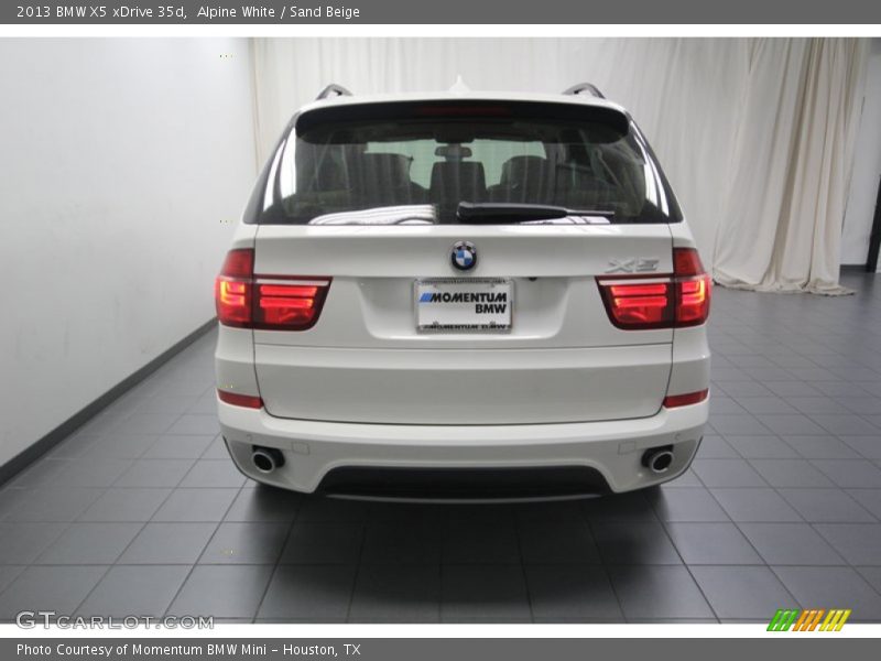 Alpine White / Sand Beige 2013 BMW X5 xDrive 35d