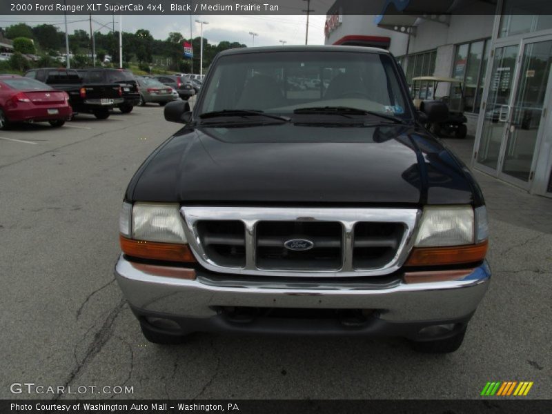 Black / Medium Prairie Tan 2000 Ford Ranger XLT SuperCab 4x4