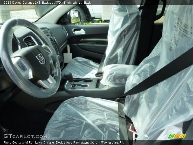 Bright White / Black 2013 Dodge Durango SXT Blacktop AWD