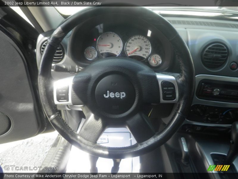 Black / Dark Slate Gray 2002 Jeep Liberty Limited 4x4