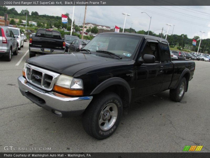 Black / Medium Prairie Tan 2000 Ford Ranger XLT SuperCab 4x4