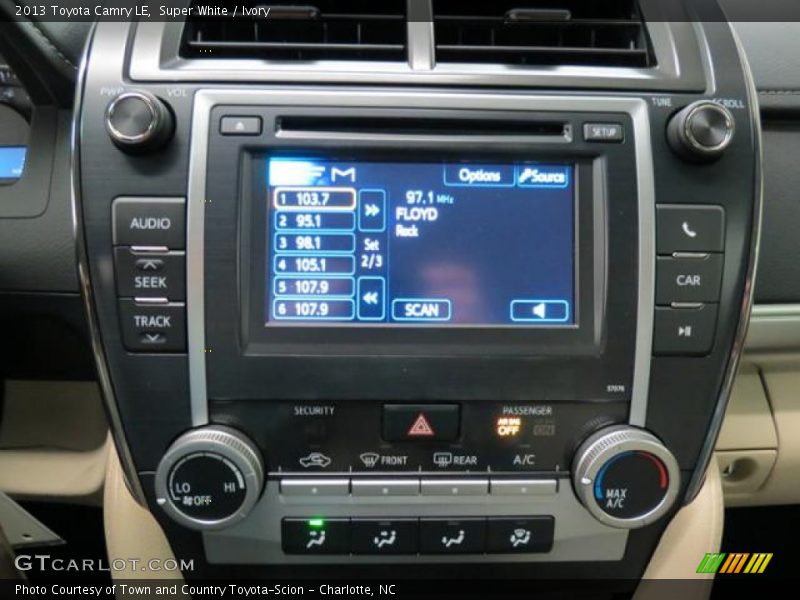 Super White / Ivory 2013 Toyota Camry LE