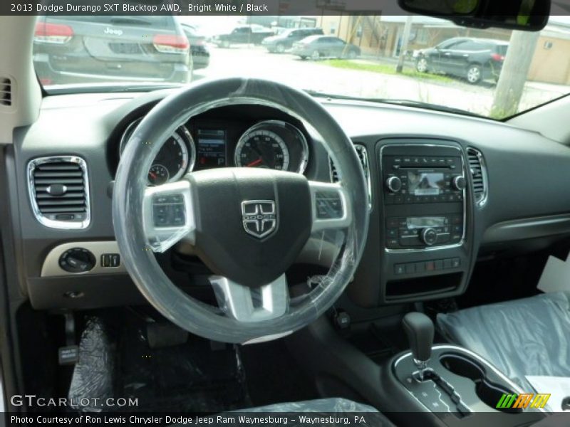 Bright White / Black 2013 Dodge Durango SXT Blacktop AWD