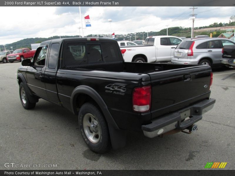 Black / Medium Prairie Tan 2000 Ford Ranger XLT SuperCab 4x4