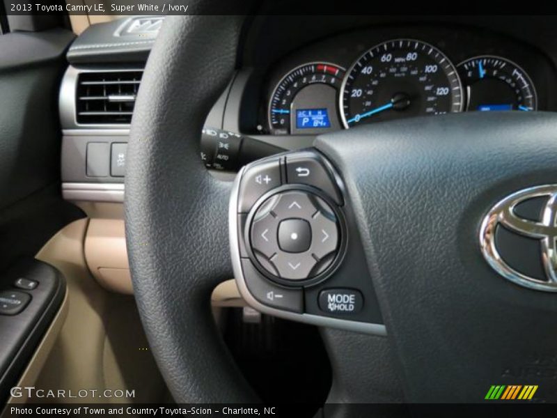 Super White / Ivory 2013 Toyota Camry LE