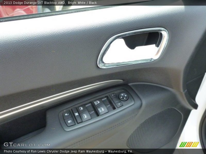 Bright White / Black 2013 Dodge Durango SXT Blacktop AWD