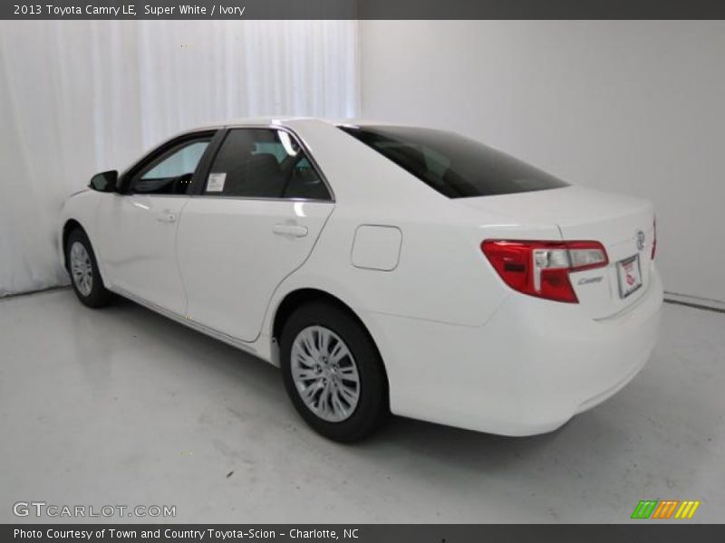 Super White / Ivory 2013 Toyota Camry LE