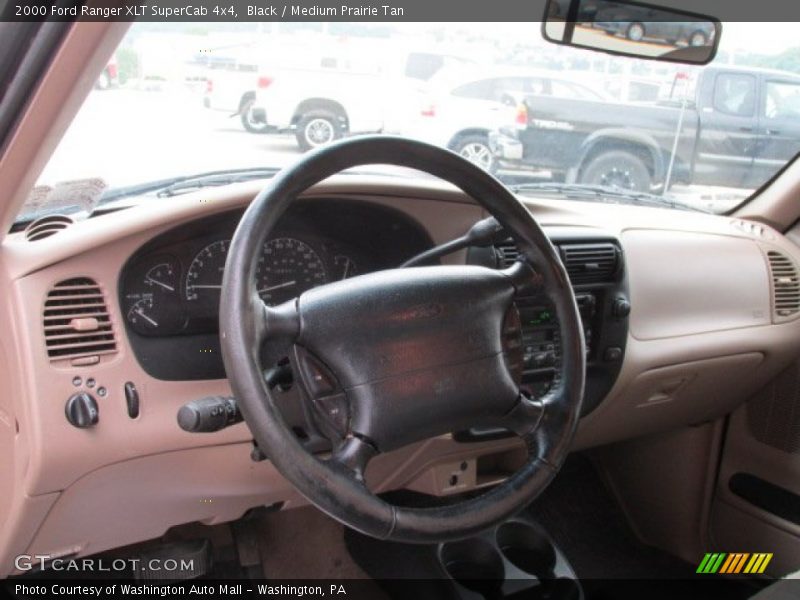 Black / Medium Prairie Tan 2000 Ford Ranger XLT SuperCab 4x4