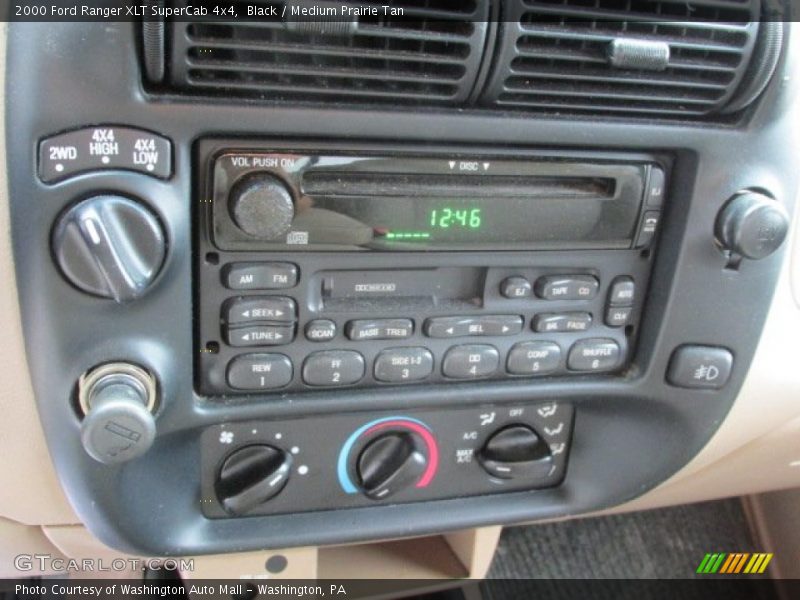 Black / Medium Prairie Tan 2000 Ford Ranger XLT SuperCab 4x4