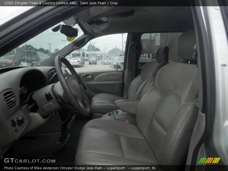 Front Seat of 2003 Town & Country Limited AWD