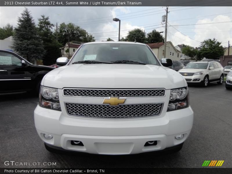 Summit White / Light Titanium/Dark Titanium 2013 Chevrolet Suburban LTZ 4x4